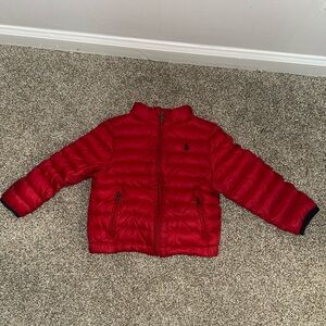 Polo by Ralph Lauren Kids Cherry Red Puffer Coat